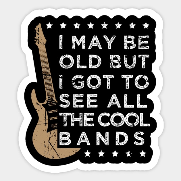 'I May Be Old But..' Funny 50th Birthday Vintage Gift Sticker by ourwackyhome